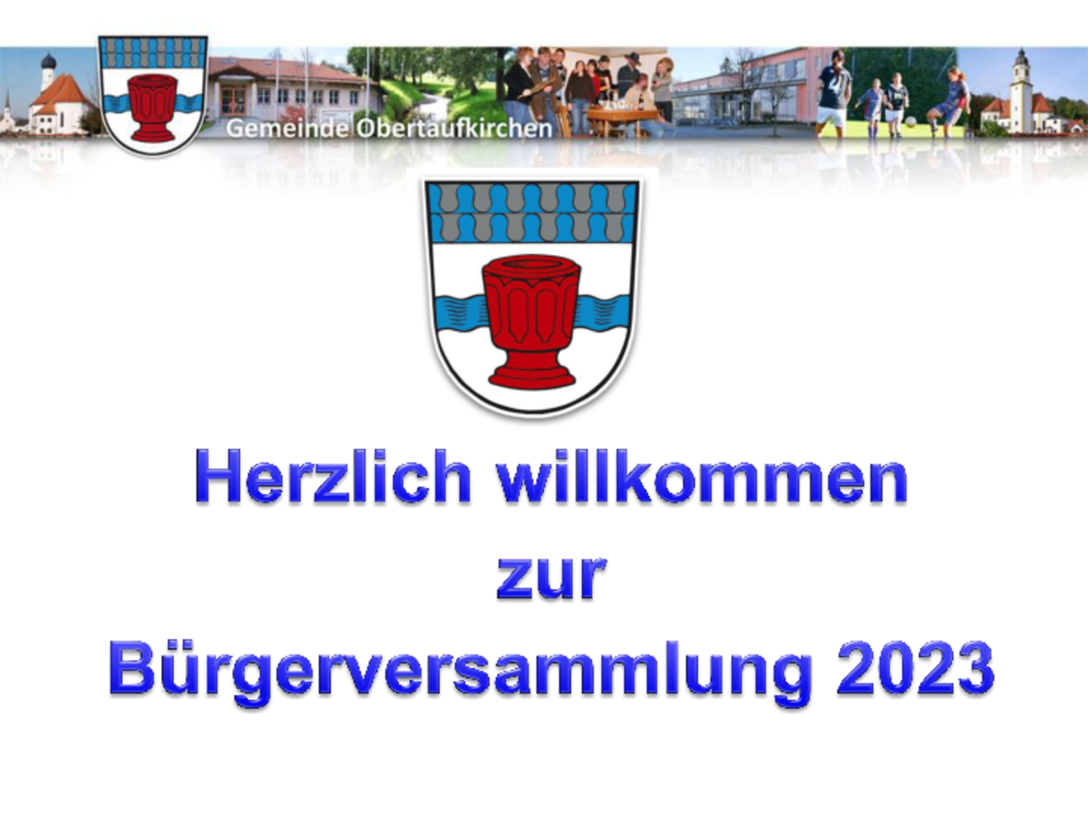 Präsentation Bürgerversammlung 2023